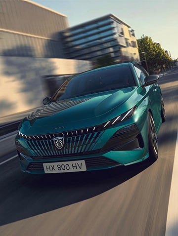 Nouvelle PEUGEOT E-308 vue avant