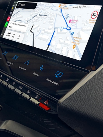 Nouvelle PEUGEOT E-308 écran tactile