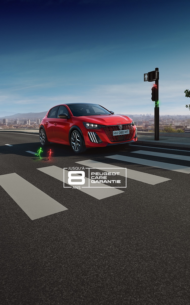 PEUGEOT 208 hybrid or petrol front view
