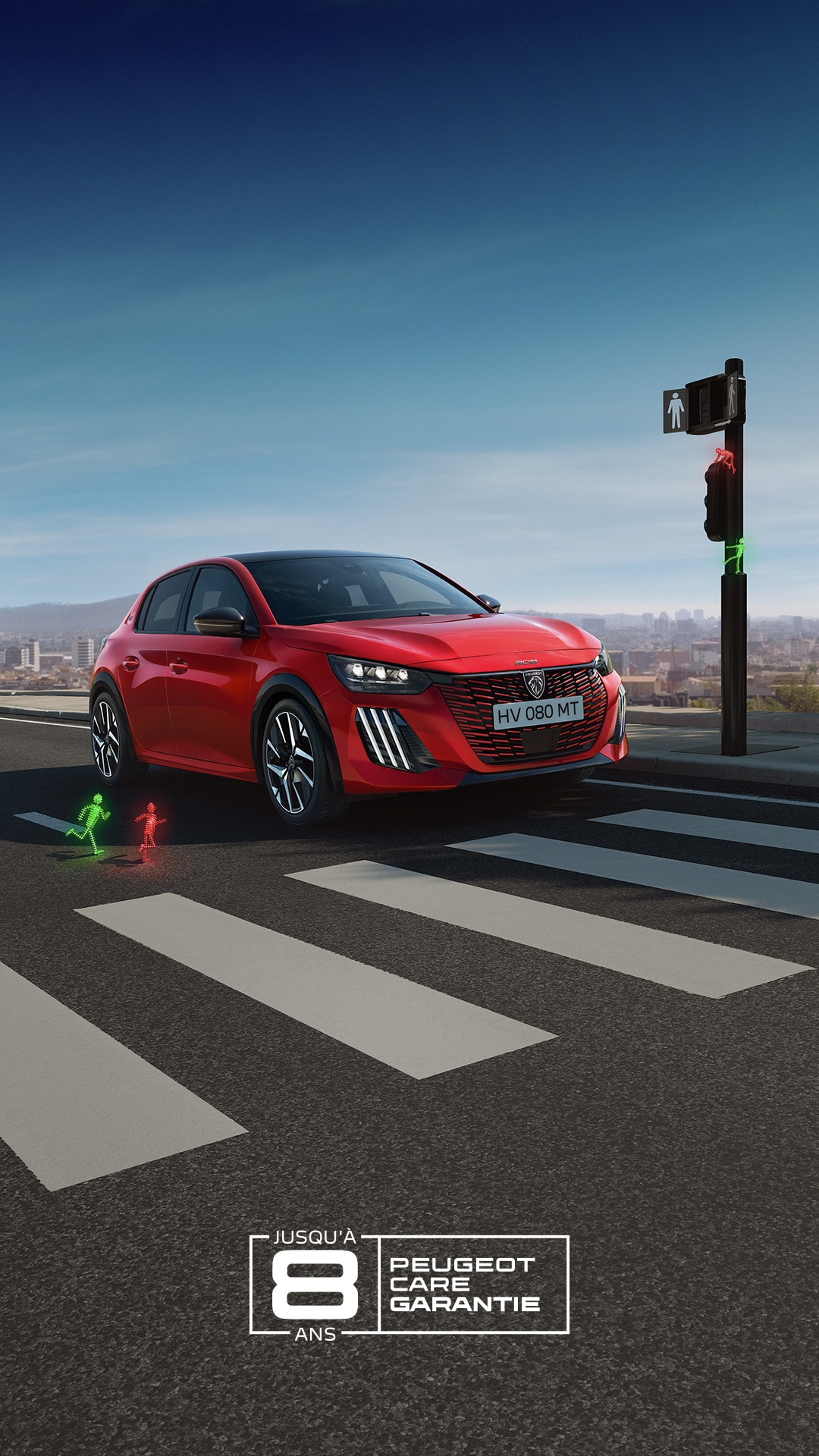 PEUGEOT 208 hybrid or petrol front view