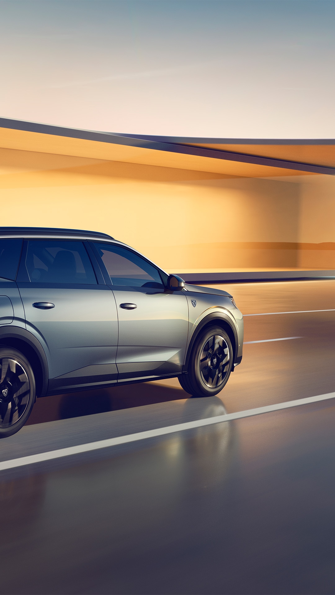 PEUGEOT 5008 Hybrid front view