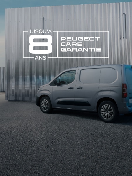 Logo PEUGEOT E-Partner et PEUGEOT CARE