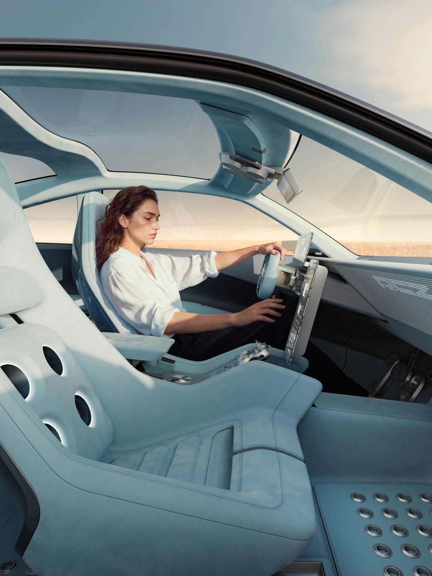 Écrans flottants à bord du PEUGEOT RCZ Vision