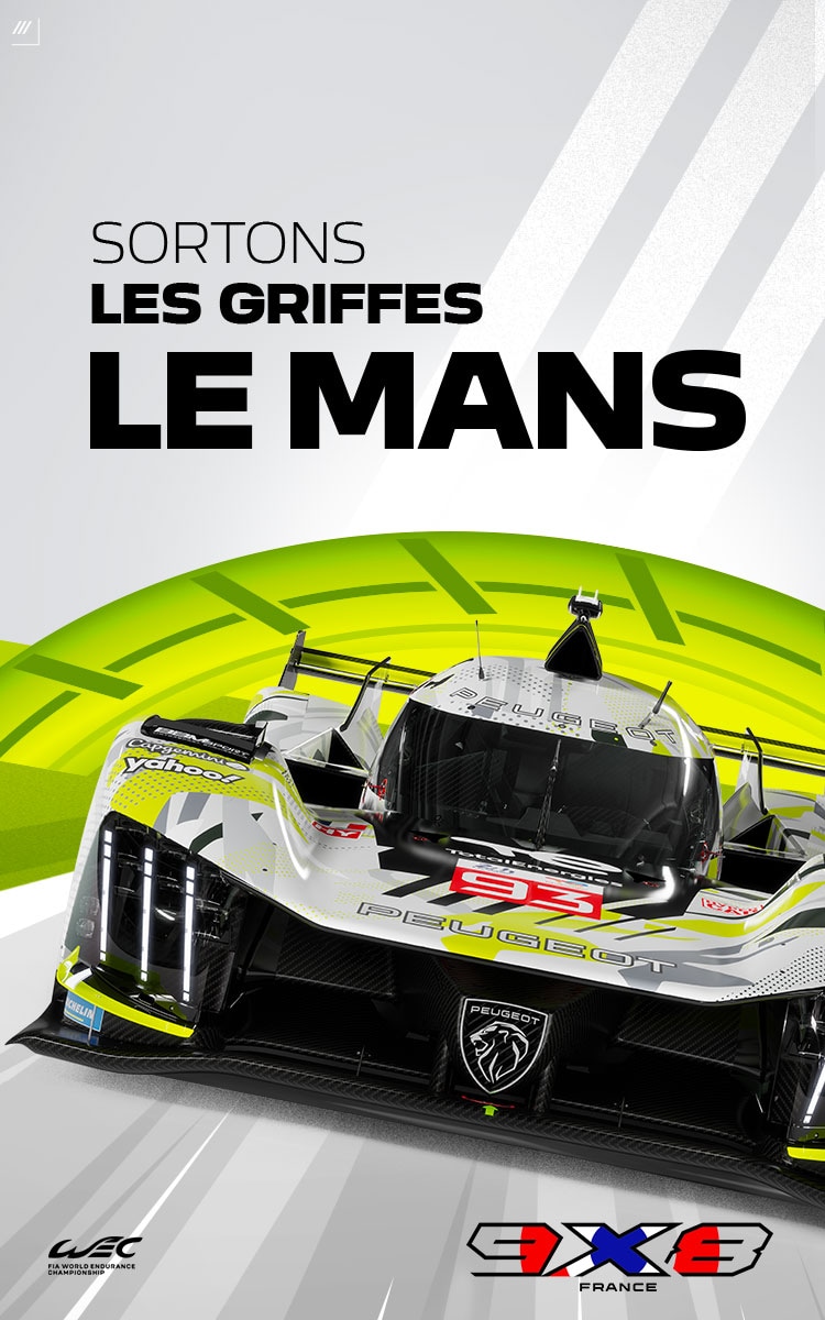 Une Peugeot 9X8 « art car » signée J. Demsky pour les 24 Heures du Mans 2023