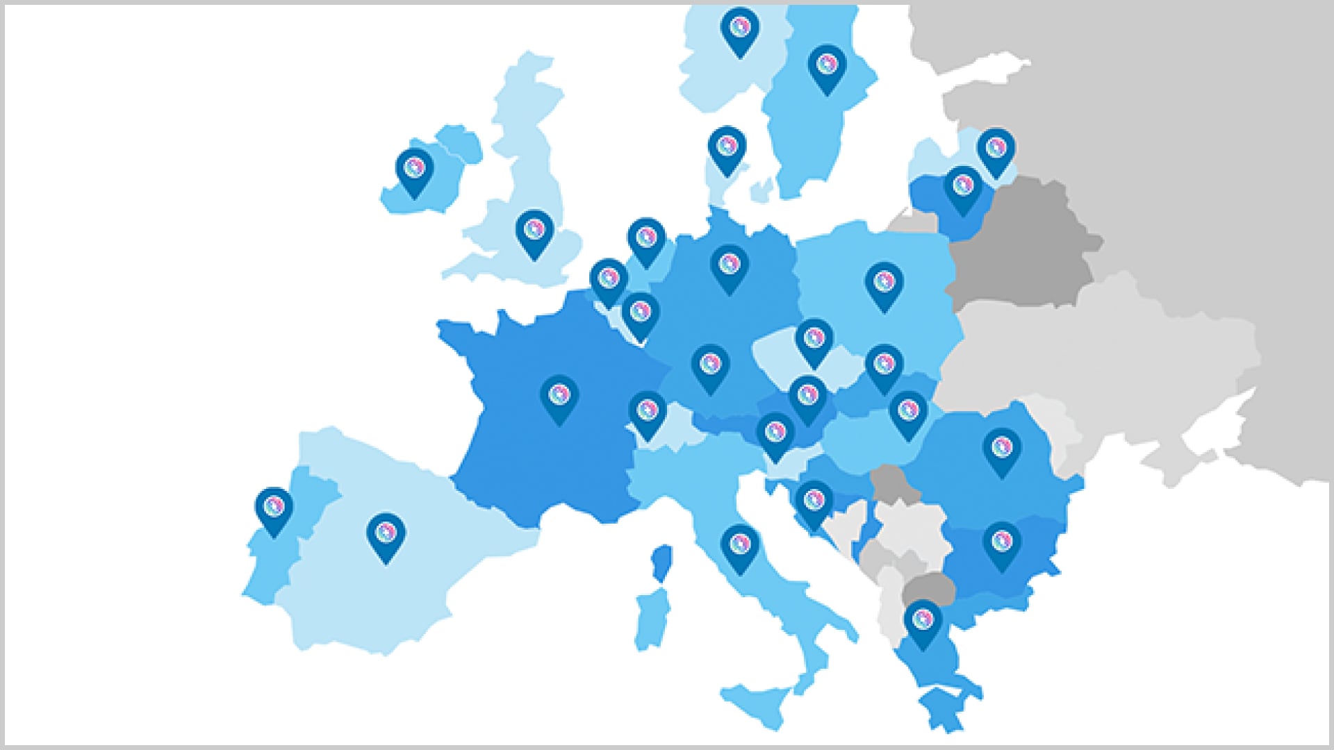 Points de recharge en Europe
