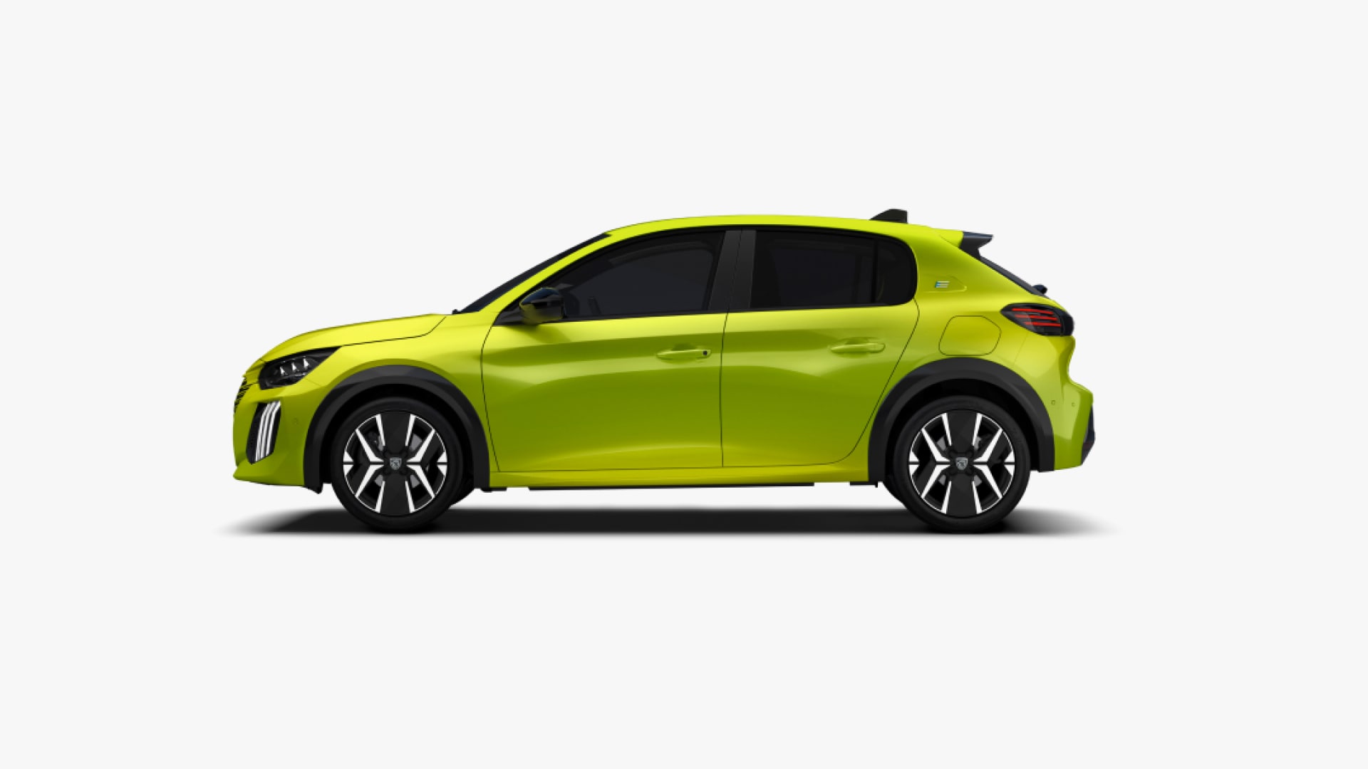 PEUGEOT E-208 vue de profil