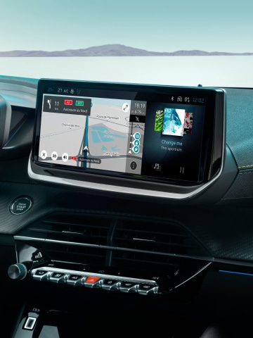 PEUGEOT E-208 écran tactile 10’’