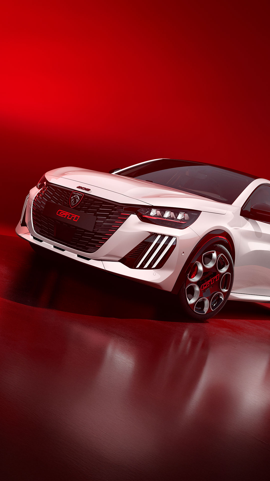 Nouvelle PEUGEOT E-208 GTi Blanche