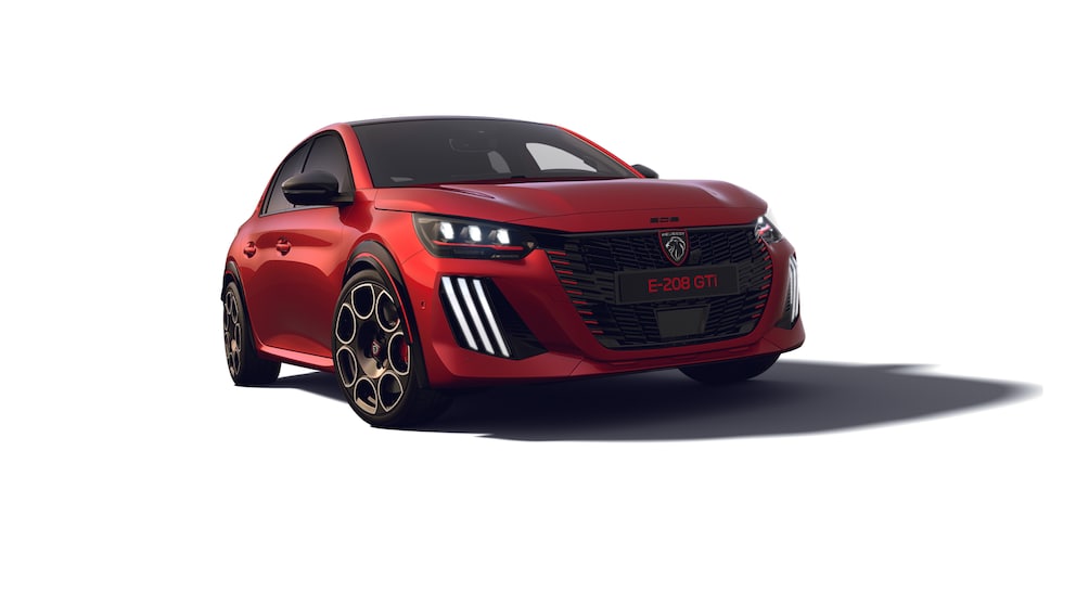 Peugeot E-208 Gti en Rouge Elixir