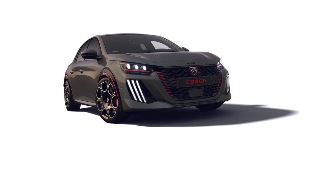 Peugeot E-208 Gti en Gris Selenium