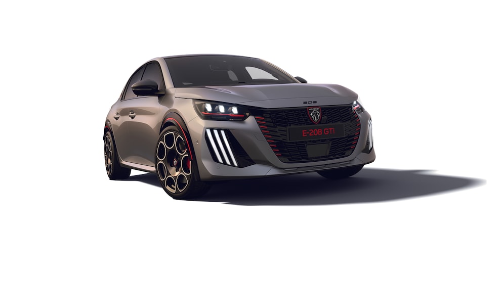 Peugeot E-208 Gti en Gris Artense