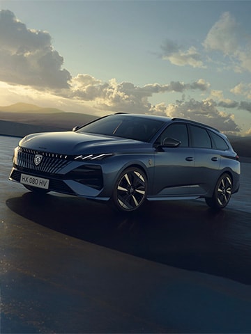 Nouvelle PEUGEOT E-308 SW vue avant