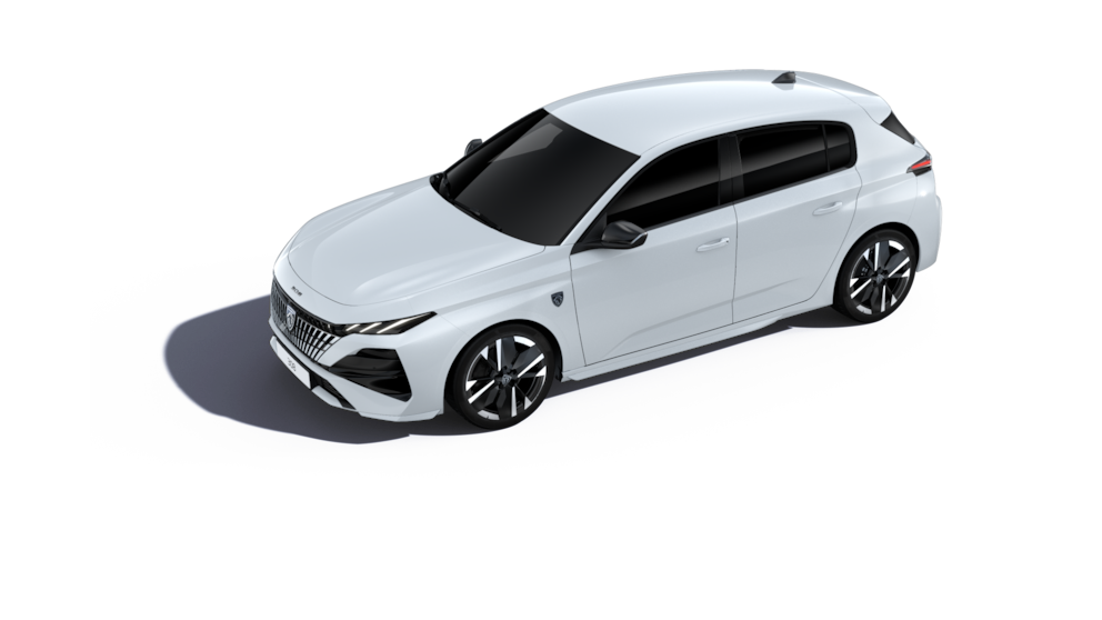 Peugeot 308 — teinte Blanc Okenite