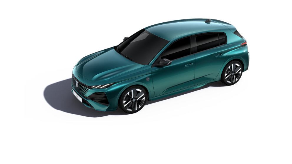 Peugeot 308 en Bleu Lagoa