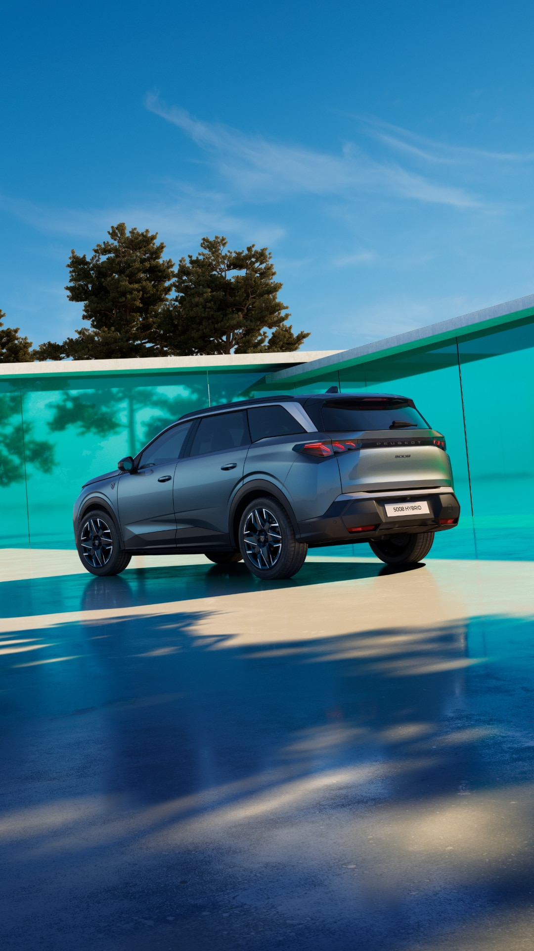 PEUGEOT 5008 Hybrid rear view