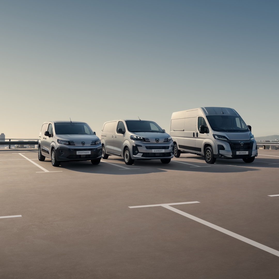 Gamme véhicules utilitaires PEUGEOT