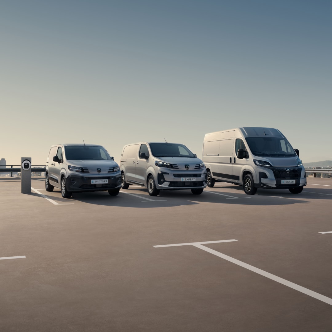 Gamme électrique Véhicules utilitaires PEUGEOT
